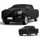 thumbnail image 1 of Funda para auto impermeable para todo clima, protección exterior completa contra el sol y la lluvia, con tiras reflectantes, negra para GMC Sierra, 1 of 7
