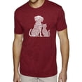 thumbnail image 1 of Men's Premium Blend Word Art T-shirt - Dogs and Cats, 1 of 2