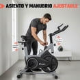thumbnail image 3 of Bicicleta Fija Estatica Spinning 6kg 120kg Acero Soporte Color Gris, 3 of 7