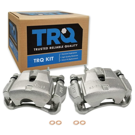 TRQ Front Brake Caliper Set Compatible with 2006-2018 Toyota RAV4