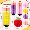 thumbnail image 2 of 18Pcs Pencil Apple Hanging Honeycomb Balls Welcome Back to School Classroom Hanging Decorations for Teacher Appreciation Week First Day of School Party Decor, 2 of 7