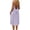 Purple, variant on Sporty Dresses for Women Women's Eyelet Summer Sundress Spaghetti Strap Backless Tie Midi Dress Solid Colour Casual Loose Summer Beach Vacation Dresses Purple XXL