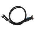 thumbnail image 2 of Cable Mcio 8i A SFF-8654 4i, Transmisión Estable De 50 Cm Cable De Adaptador De Servidor Multipropósito Para Computación En La Nube, 2 of 7