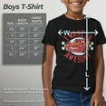 thumbnail image 5 of Boy's Cars Lightning McQueen Wake Up Awesome  Graphic Tee Black Small, 5 of 9