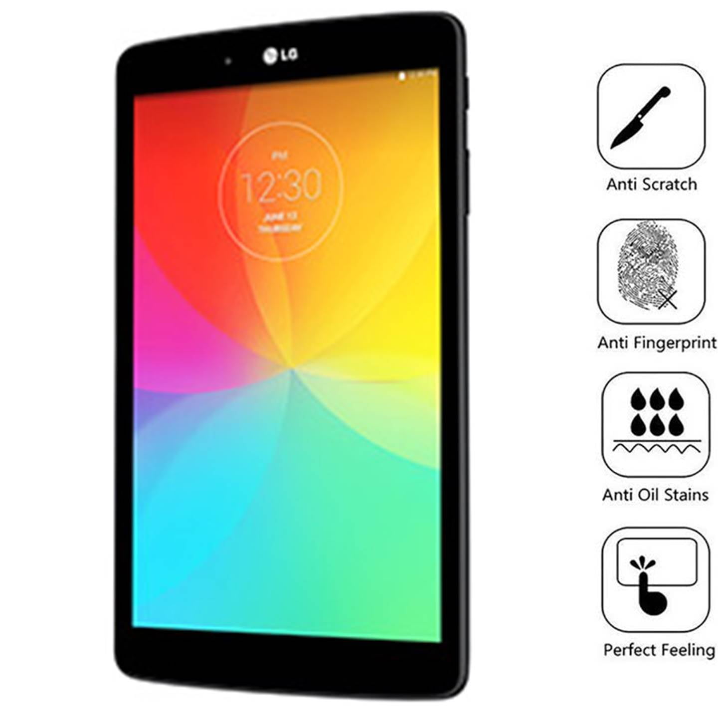 LG G Pad 8.3 LTE 3-PACK BISEN Clear Screen Protector Guard Shield Cover Saver 