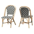 thumbnail image 2 of bali & pari Ambre Rattan French Provincial Dining Chairs, Set of 2, Natural Brown, 2 of 9
