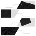 thumbnail image 7 of hotojiny Mens 2 Piece Outfits Casual Summer Vacation Beach Wear Classic Fit Button down Shirt with Straight Leg Pants Set(Black,Small), 7 of 7