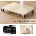 thumbnail image 5 of Mobile TV Stand for 27 to 65 Inch TVs,Portable Rolling TV Cart  Wheels, Tall Universal Floor Stands with Swivel Mount, Height Adjustable Sleeking Standing Mount Fit Corner, Bedroom, Outdoor, 5 of 6