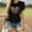 Black, variant on SOOMLON Womens Valentines Day Shirts Couple Valentines Gift Comfy Short Sleeve Scoop Neck T Shirts Funny Heart Graphic Tops Fashion Valentines Clothes 2025 Black XL