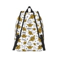thumbnail image 3 of Balery Hohey Bee Golden2 Vintage Canvas Backpack for Men and Women - Large Capacity, Durable Travel Laptop Bag for School, Work, Hiking, and Outdoor Activities, 3 of 7