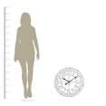 thumbnail image 2 of Utopia Alley CL39WW 24 in. dia. Manhattan Industrial Analog Wall Clock; White, 2 of 10