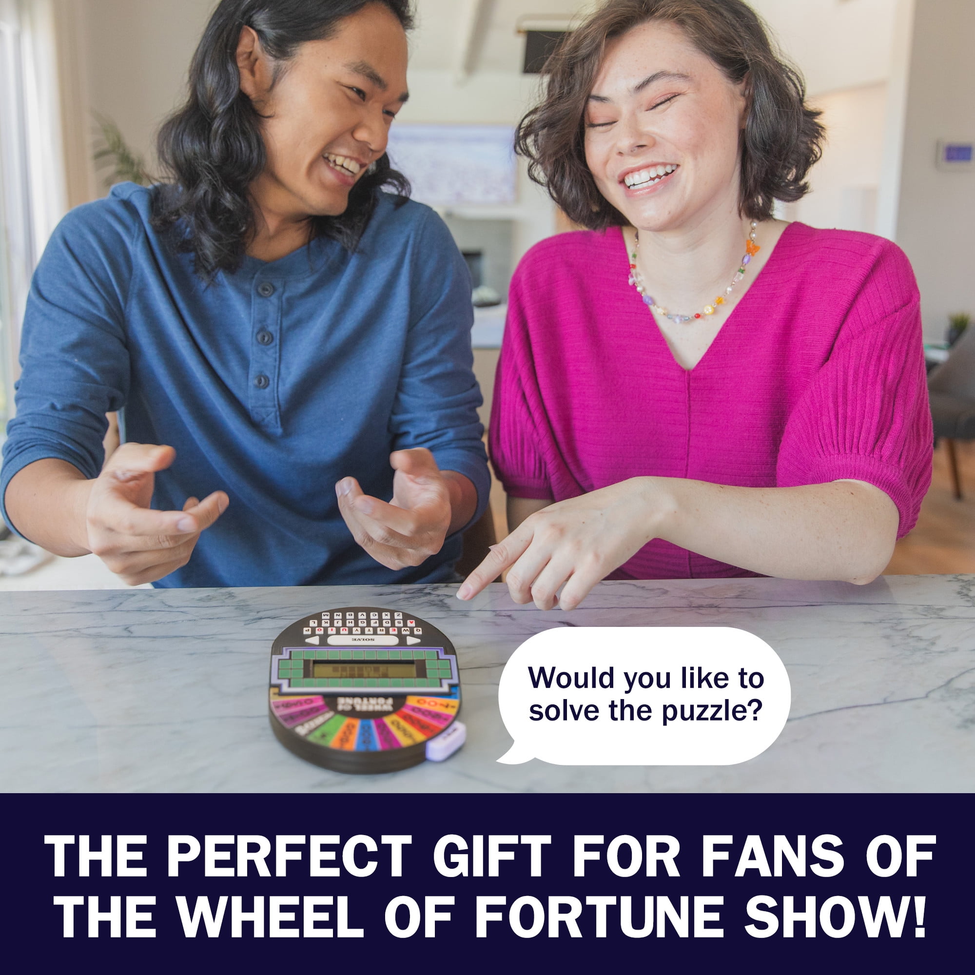 Educational Insights Wheel of Fortune  Electronic Handheld Game, Portable Memory Game Ages 8+