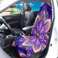 thumbnail image 3 of XYZCANDO Car Seat Towel Cover, Compatible with Van Truck Seat, Terry Cloth Car Seat Covers for Sedan Vans Waterproof, Mandala Floral Pattern, 3 of 7