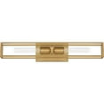 thumbnail image 4 of Quoizel Leighton 2-Light 24" Bathroom Vanity Light in Weathered Brass, 4 of 4