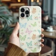 thumbnail image 4 of Phone Cases Cover,Spring Flutter Tough Phone Case – Dual-Layer Pastel Butterfly Design for iPhone 16 Pro Max, 16 Plus, 15, 14, 13, 12, 11, X, Samsung Galaxy S25, S24, S23, S22, 4 of 5