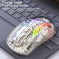 thumbnail image 2 of Ratón inalámbrico para juegos con iluminación RGB ratón portátil de 3 modos para oficina de deportes electrónicos, 2 of 7