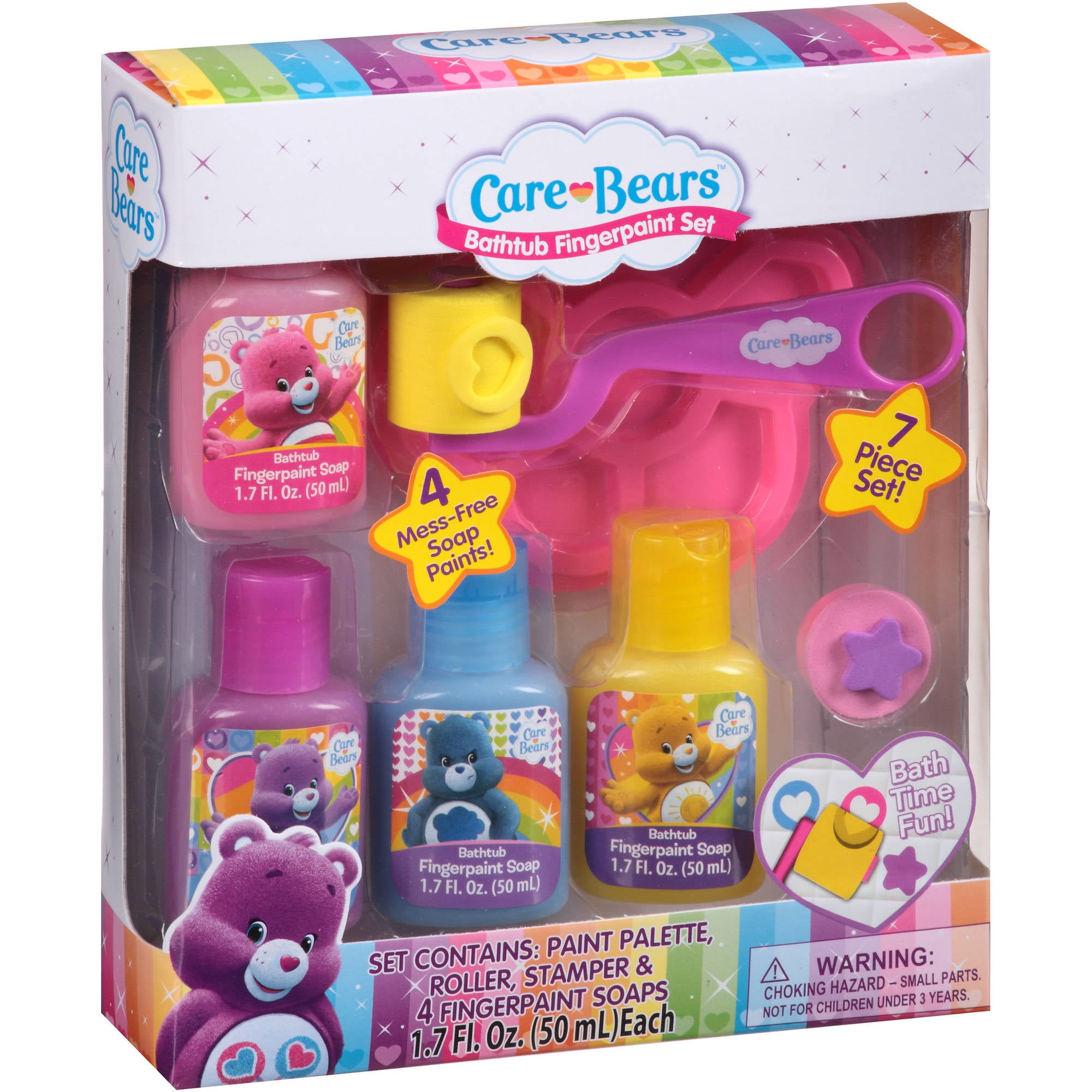 Care Bears Bathtub Fingerpaint Set 7 Pc Com