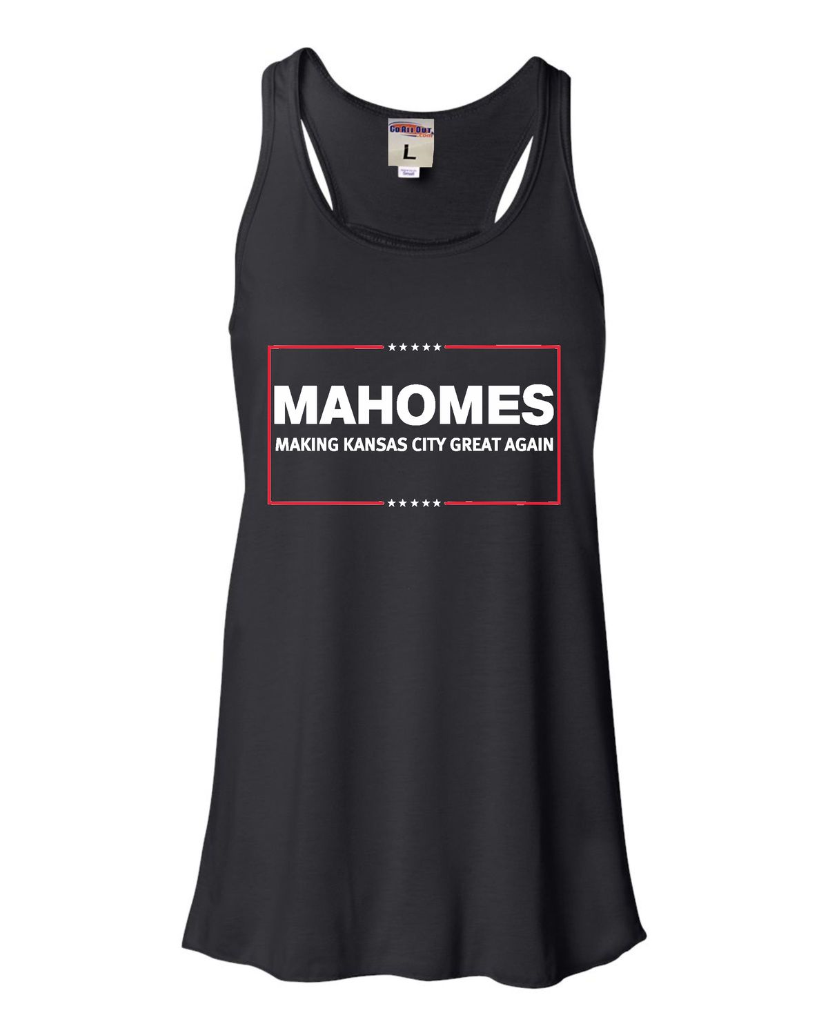 Funny Mom Tank Top - "Good Moms Say Bad Words" Racerback, A-Line Flowy Fit, USA Printed - View #9