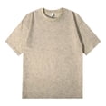 thumbnail image 4 of WIZUTIZ Men's Short Sleeve T-Shirt Solid Color Crew Neck Quick-Dry Sports Top Cotton Blend Breathable Lightweight for Running Gym Daily Casual Wear Mens Fashion, 4 of 4