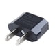 thumbnail image 5 of Ounissouiy Adaptador de corriente convertidor de carga Universal, 1 unidad, EE. UU. A UE, Euro, europeo, adaptador de viaje, enchufe de negro 2piezas, 5 of 6