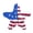 J, variant on USA 250th Anniversary Wooden Wreath Sign,11.8 Inch Colorful Red White Blue Bald Eagle Decor for 4th of July Memorial Day Veterans Day, USA 250th Anniversary Home Front Door Wall Hanging