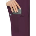 thumbnail image 3 of Med Couture Scrub Pants for Women, Jersey Waist Yoga Bottoms, 6 Pockets with Mid Rise Drawstring Waistband - MC7725, 3 of 7
