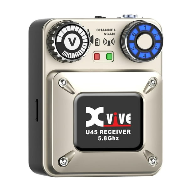 Sistema de monitor intraural inalámbrico Xvive U45R con 1 receptor