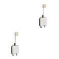 thumbnail image 2 of Naiovety Gran oferta, 1 pieza, soporte para cabezal de ducha, soporte ajustable para cabezal de ducha, montaje en pared para baño con gancho Beige 2piezas Naiovety CBP074675, 2 of 6