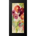 thumbnail image 2 of Vassileva, Silvia 8x14 Black Modern Framed Museum Art Print Titled - Coral and Emerald Garden I Panel I, 2 of 5