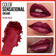 Maybelline Color Sensational Cream Finish Lipstick, Plum Rule