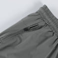 thumbnail image 5 of Zimjoy Mens Athletic Pants Casual Stretch Quick Dry Tapered Joggers Elastic Drawstring Active Pants for Workout, Running, Dark Gray 3XL, 5 of 6