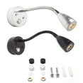 thumbnail image 5 of Luz LED de lectura para yate, 12 V, 10-30 V, para RV, con atenuación táctil, puerto de carga USB de color, 5 of 5