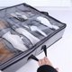 thumbnail image 2 of Organizador de zapatos para debajo de la cama, 3 unidades, caja de tela plegable para zapatos con cubierta transparente, bolsa de almacenamiento con ventana transparente, 2 of 3