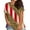 Yellow, variant on Fartey 4th of July Shirts for Women Plus Size Patriotic Red White and Blue Graphic Tshirts Loose Fit Short Sleeve Tees Classic Crewneck Blouses Tops Plus size Blouses for Women