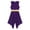 Purple, variant on CHICTRY Womens Color Block Praise Liturgical Dancewear Tunic Irregular Hem Lyrical Dance Dress