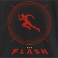 thumbnail image 2 of Girl's The Flash Speedster Red Silhouette Graphic Tee Black Large, 2 of 4