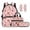 Axolotl Strawberry, variant on Binienty Duck Hunting Camo 5 Piece Backpack And Lunch Box Set For 1st Grade Girls Comfortable Backpack Lunch Box Pencil Case PU Leather Bookmark Students School Supplies