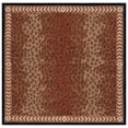 thumbnail image 2 of Safavieh Chelsea Doriane Bordered Wool Area Rug, Black/Brown, 4' x 4' Square, 2 of 9