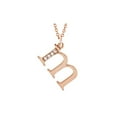 thumbnail image 1 of Incroyable Bijoux Cadeau Pendentif Initial en Or Rose 14 Carats Taux Raisonnables Dernière Tendance, 1 of 5