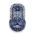 thumbnail image 4 of Blue & White Talavera Wall Fountain | Handcrafted Mexican Ceramic, 4 of 7
