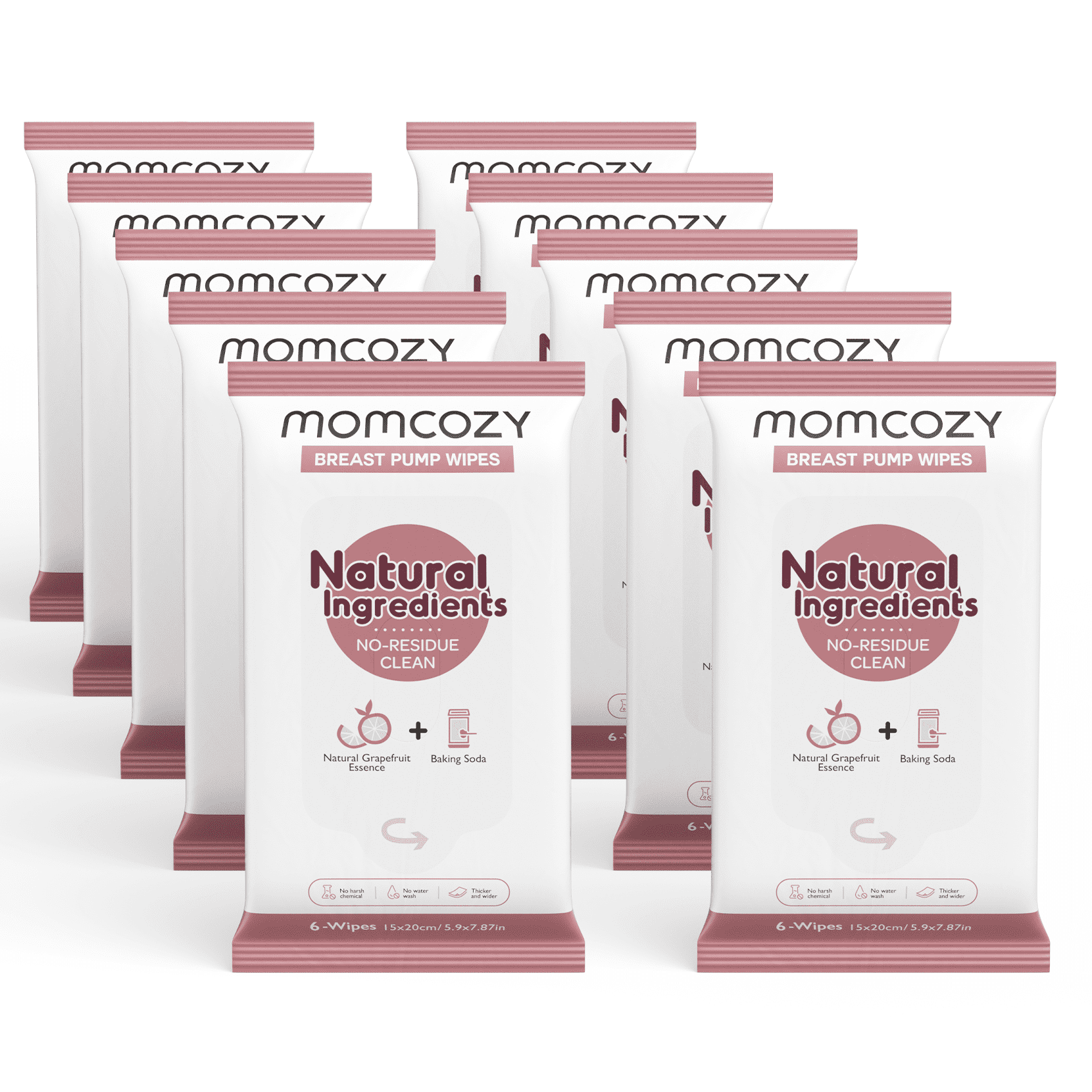 Momcozy Breast Pump and Accessory Cleaning Wipes 60 Ct