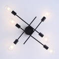 thumbnail image 2 of Aiwen Retro Metal Sputnik Semi Flush Mount Ceiling Lamp Modern Light Fixture, 2 of 9
