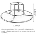 thumbnail image 2 of Beercan Chicken Rack, Stainless Steel Chicken Stand For Smoker And Grill,, 2 of 7