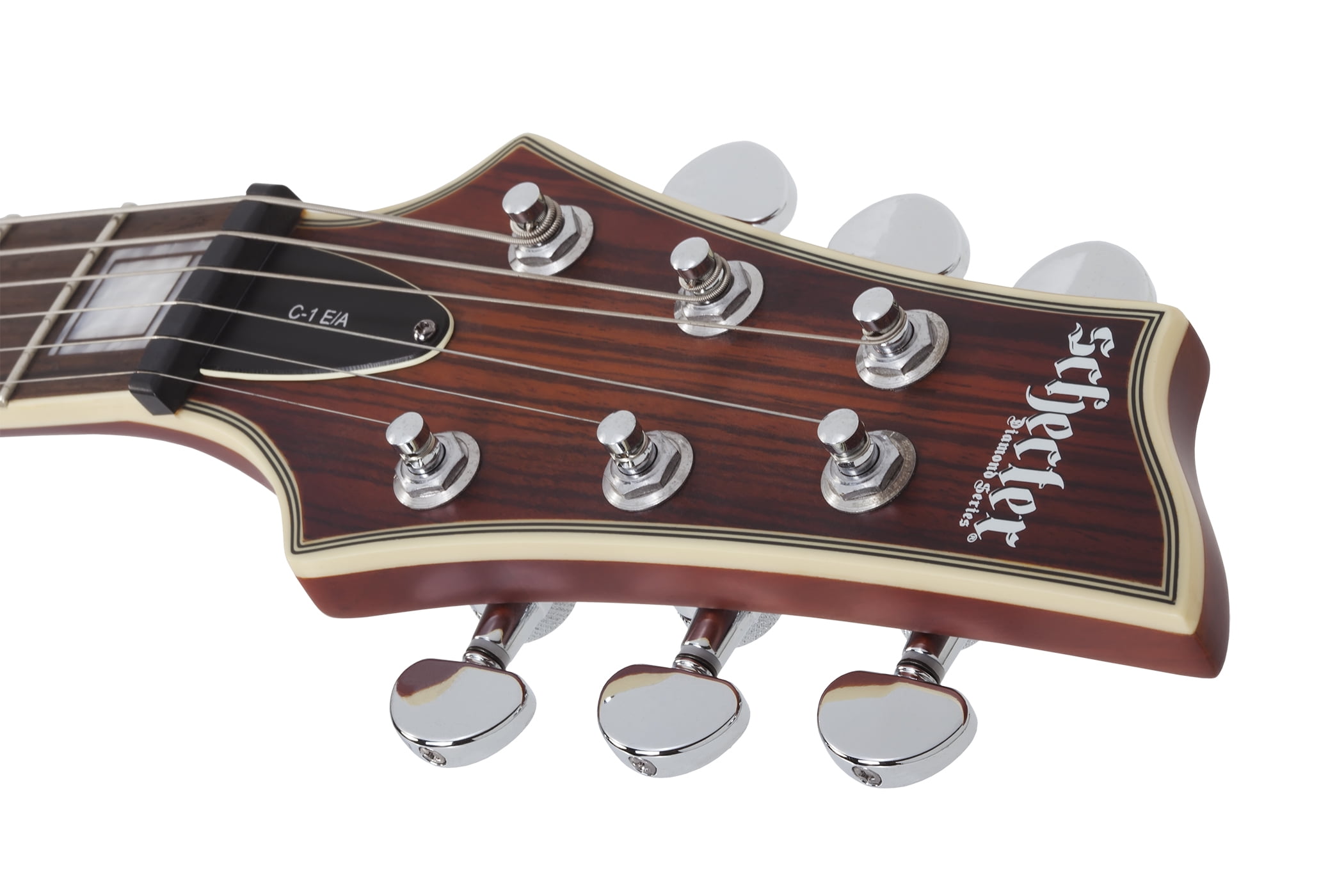Schecter C-1 E/A Classic Semi-hollowbody Electric Guitar - Faded Vintage Sunburst