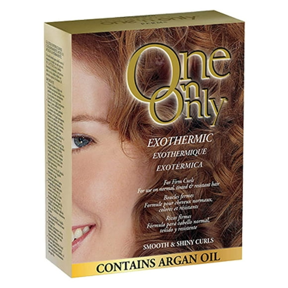 One 'n Only Exothermic Perm with Argan Oil for Firm Curls Self-Heating Formula for Client Comfort Ensures Shine and Manageability Eliminates Perm Odor