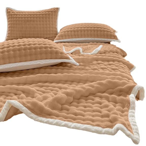 Pxyqht Double-sided Velvet Blanket, Soft Fleece Blanket, All-season Cozy Blanket, Warm and Breathable Blanket, Ideal for Napping or Watching TV