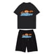 thumbnail image 1 of Sueño Conjunto de jogging informal para niños combinado con pantalones cortos de manga corta Conjunto de dos piezas Naranja 120, 1 of 4