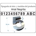 thumbnail image 4 of Numero para casa Artimetalicos 9 Acero inoxidable 30cm, 4 of 4