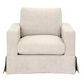 thumbnail image 2 of Linen Upholstery Sofa Chair With Reversible Back And Seat Cushions, Beige, 2 of 9