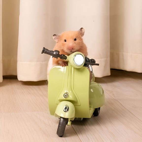 BESTSKY Mini Electric Scooter Motorcycle Hamster Toy Pet Supplies